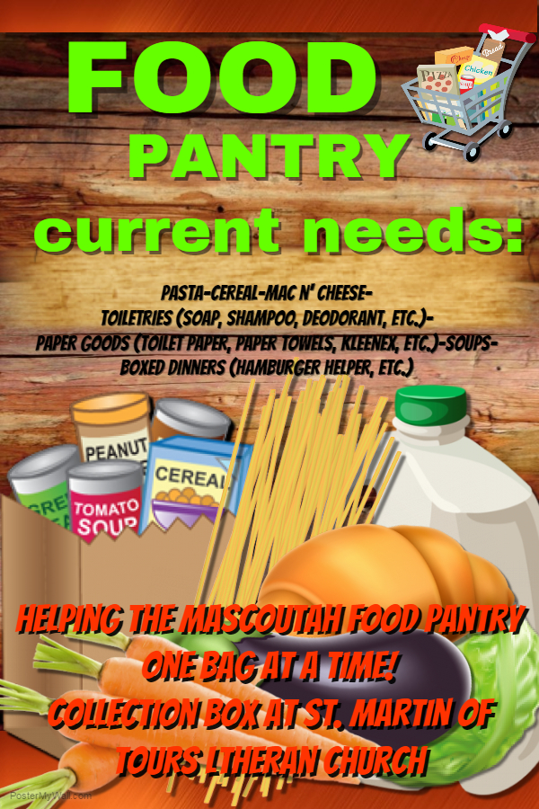 Food Pantry St Martin Of Tours Lutheran Church